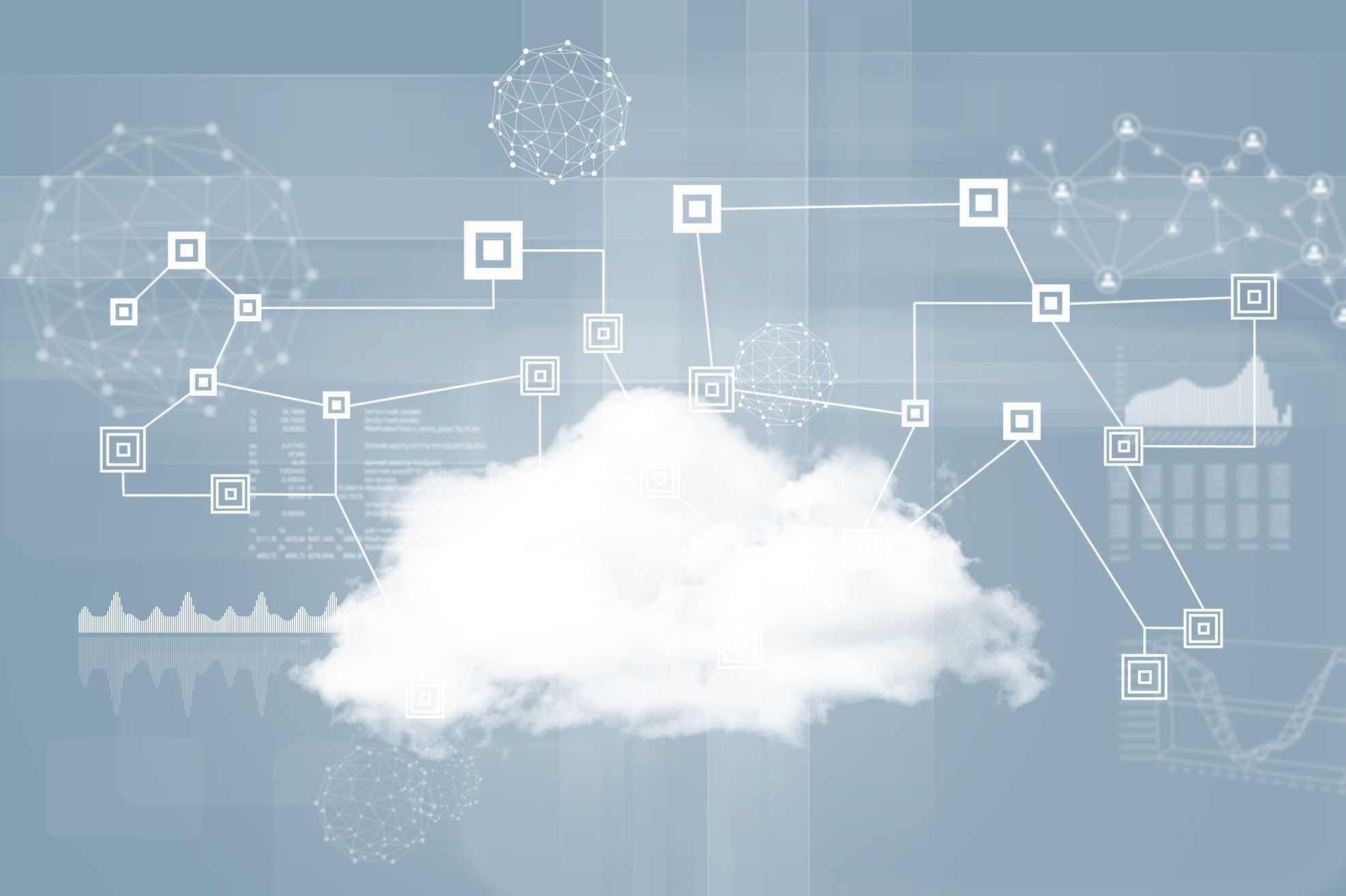 Grafik: Cloud und Cloud-Anwendungen
