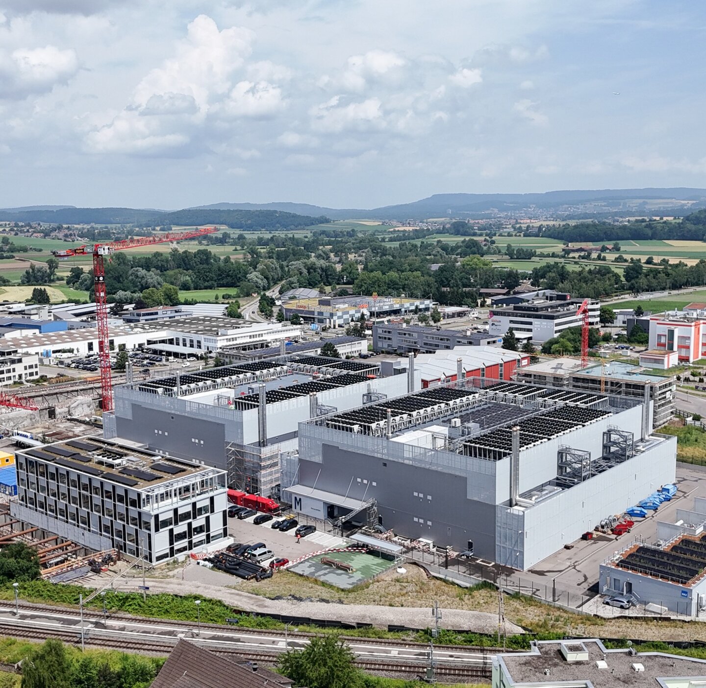 Vogelperspektive: Green Campus ZRH2