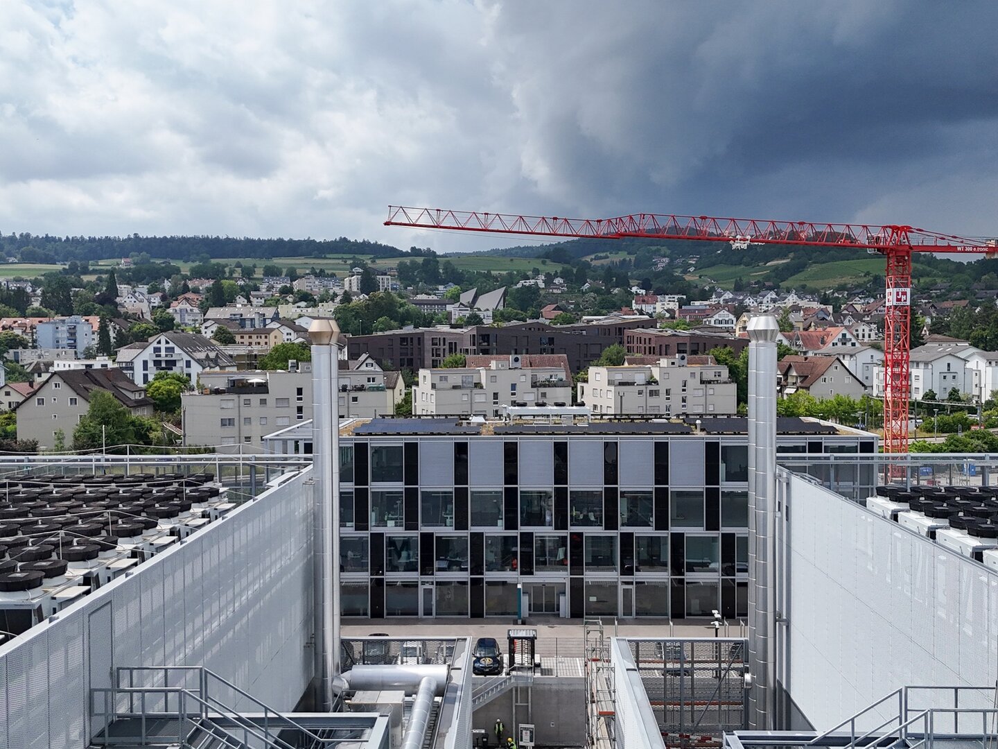 Bild: Campus ZRH2 mit Datacenter und Büro