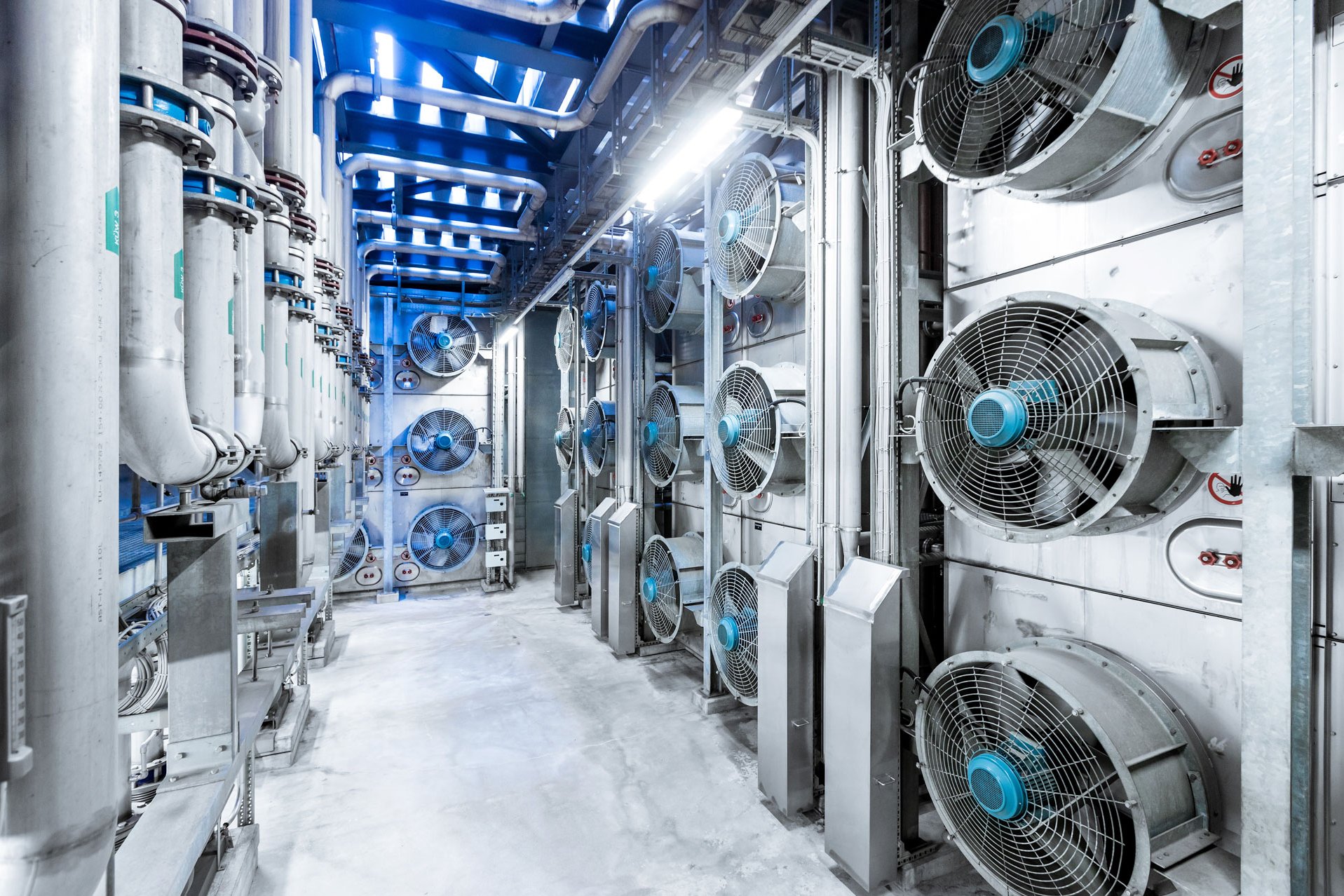 Bild: Kühlanlagen Datacenter Zürich City