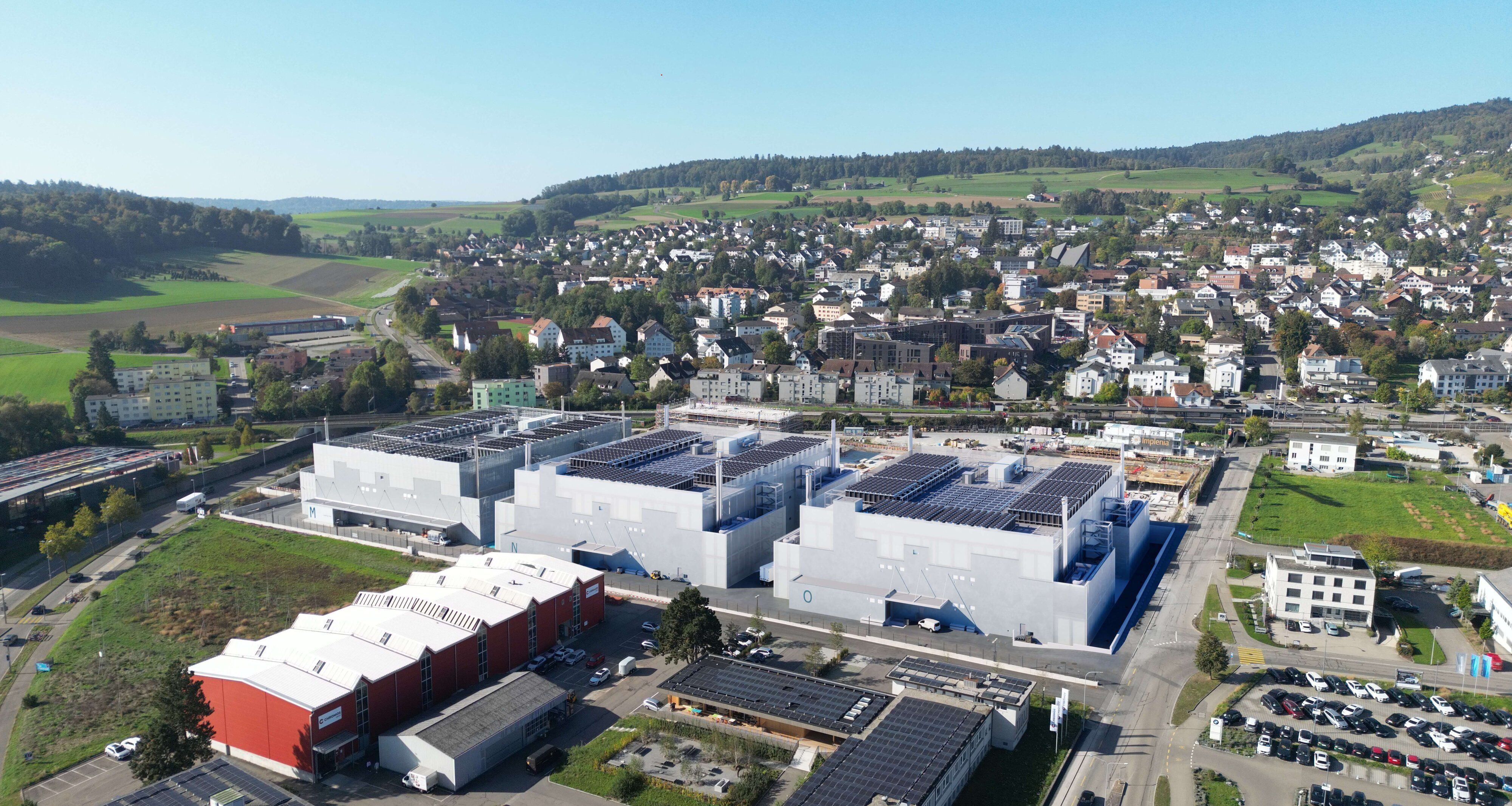 Visualisierung: Datacenter auf dem Green Metro-Campus Zürich