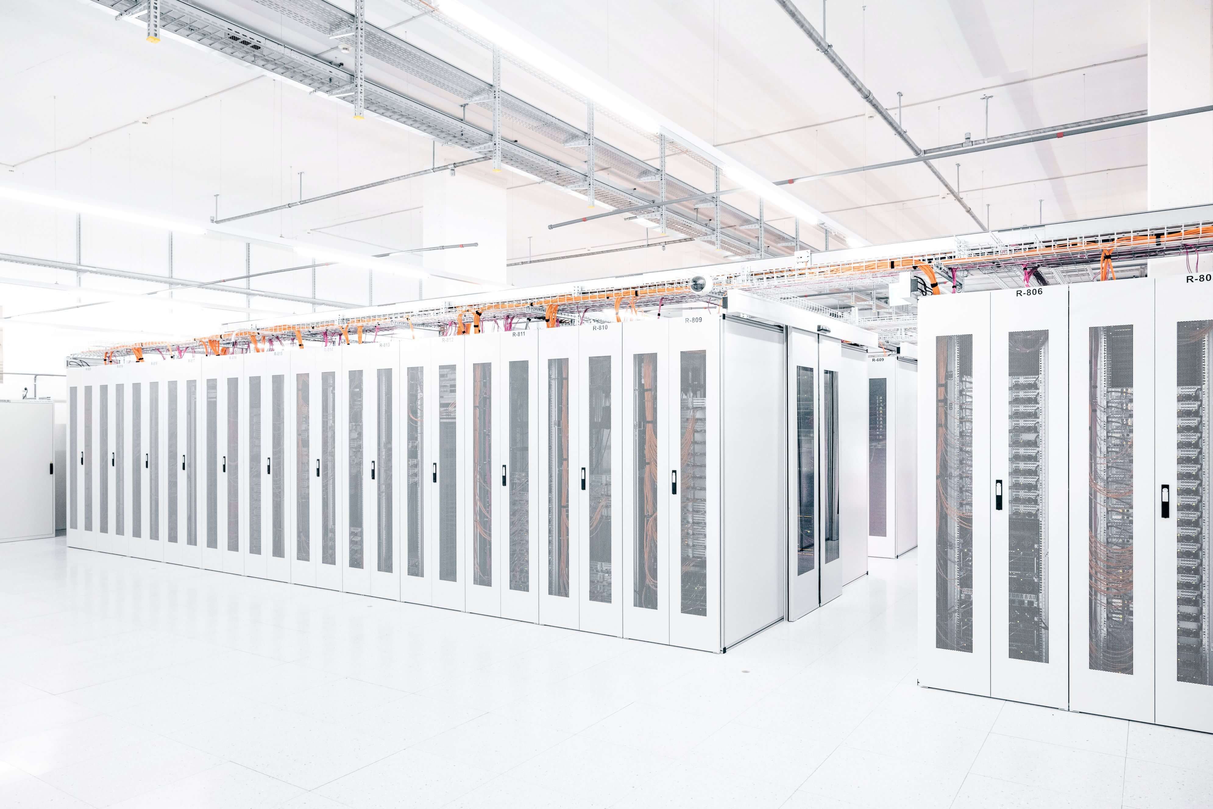 Bild eines Serverraums im Green Datacenter