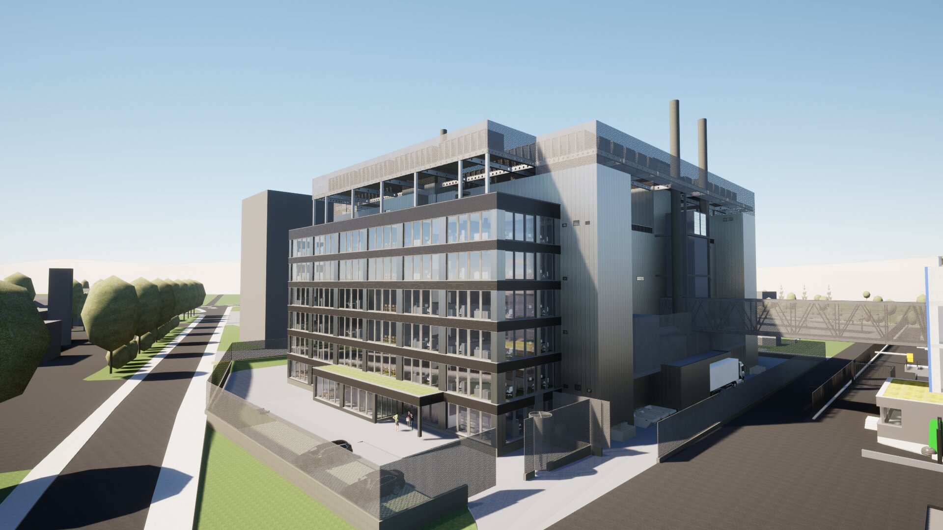 Visualisierung: Datacenter 4 Campus ZRH1