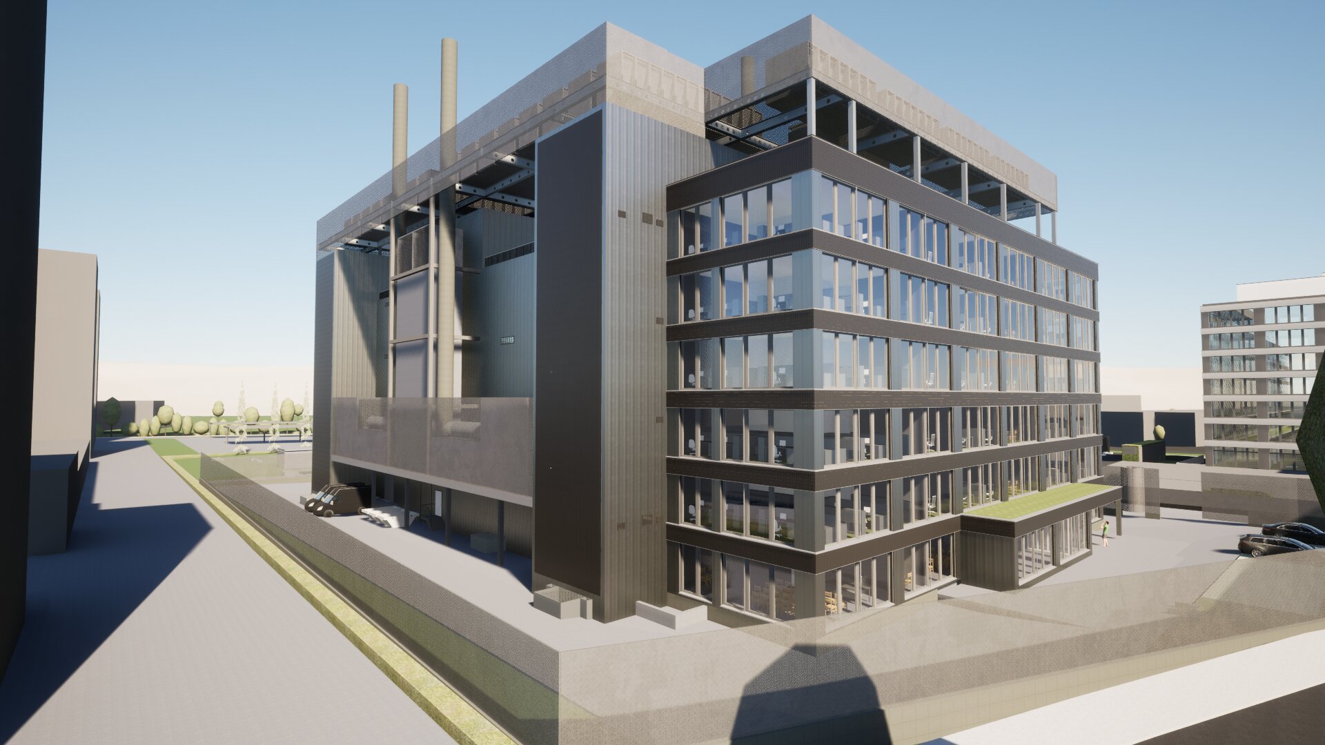 Visualisierung: Campus ZRH1 Datacenter 4